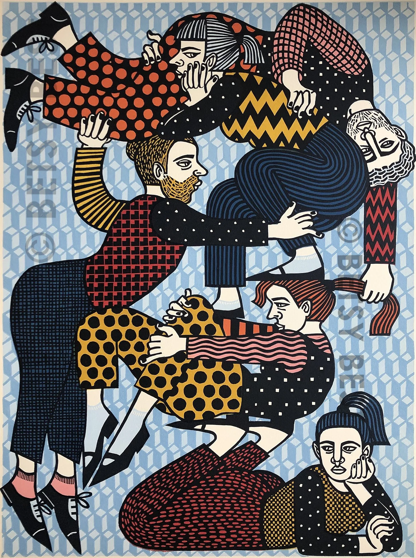 Jenga 2 — Betsy Best - Printmaker